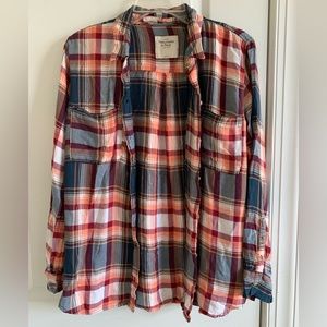 ABERCROMBIE & FITCH Plaid Flannel Shirt